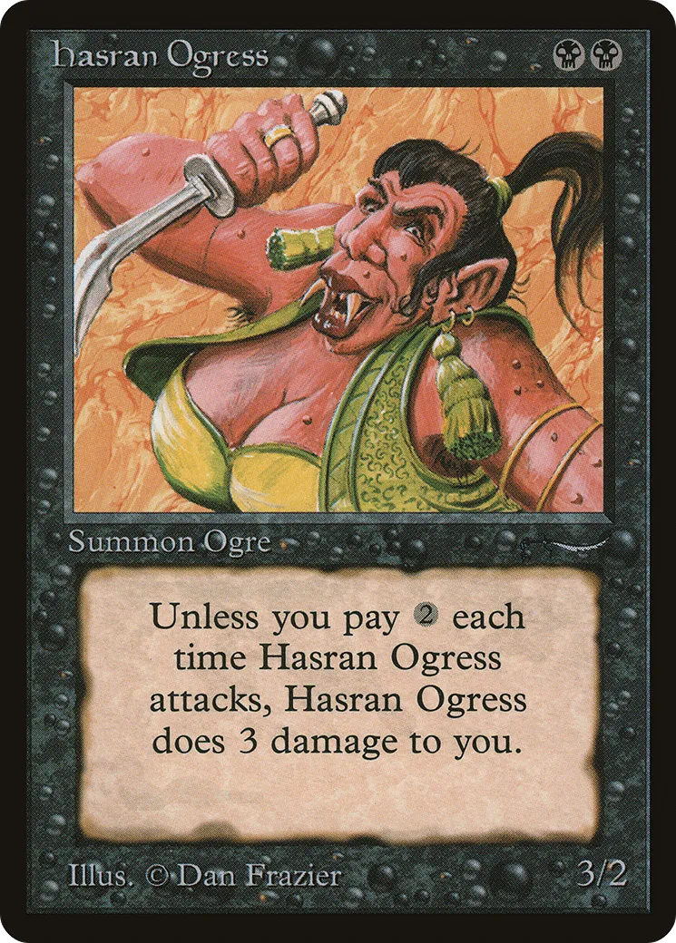 Hasran Ogress — Arabian Nights — Magic: The Gathering