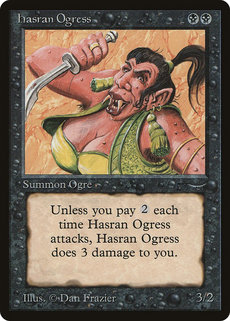 Hasran Ogress — Arabian Nights — Magic: The Gathering