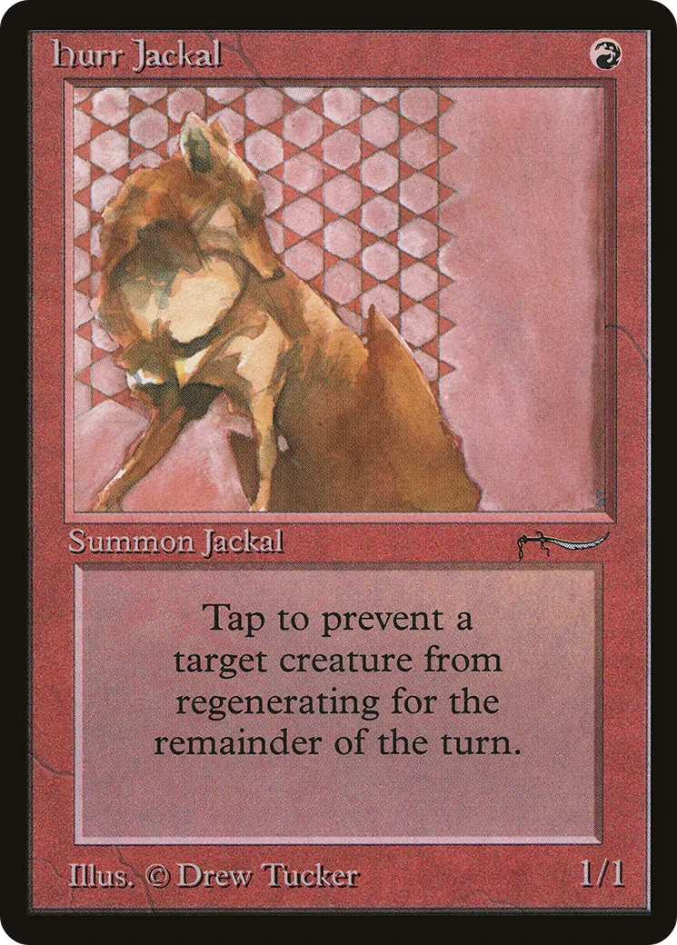 Chacal d'Hurr — Arabian Nights — Magic: The Gathering