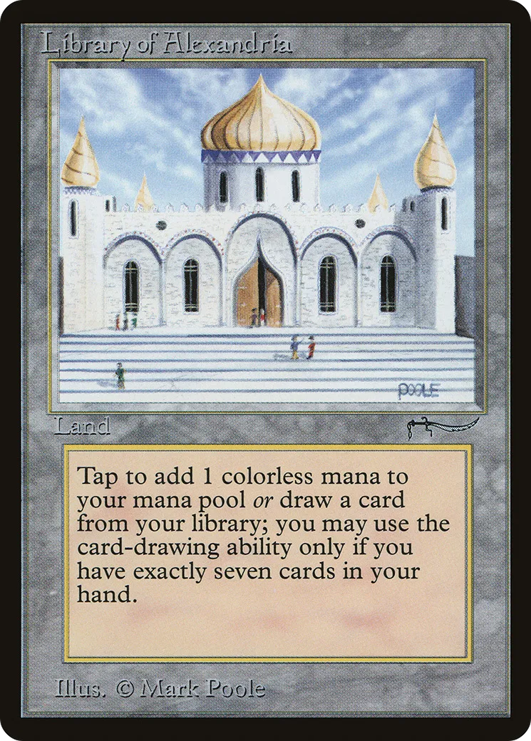 Library of Alexandria — Arabian Nights — Magic: The Gathering