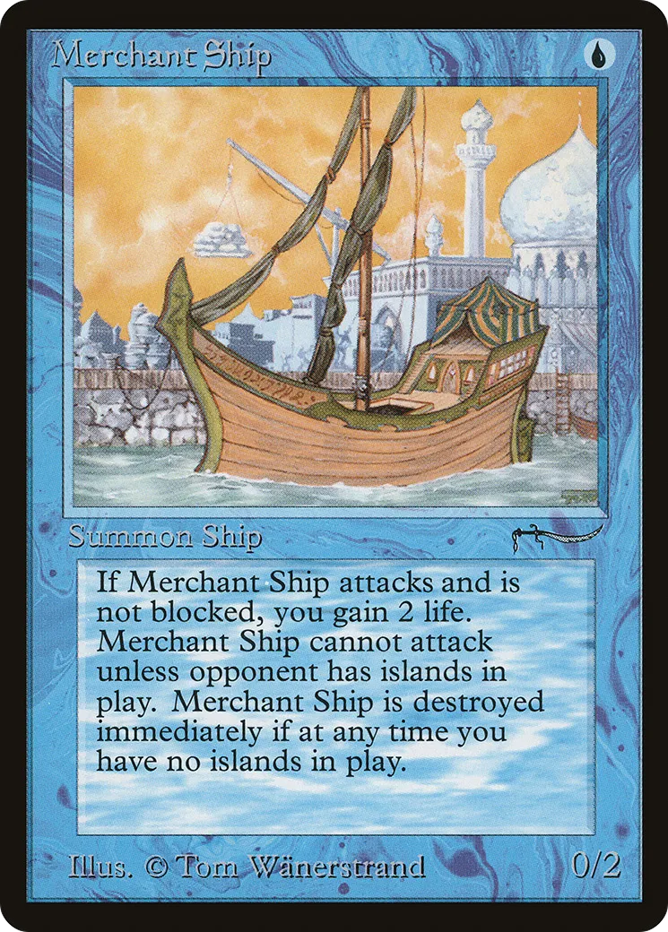 Merchant Ship — Arabian Nights — Magic: The Gathering