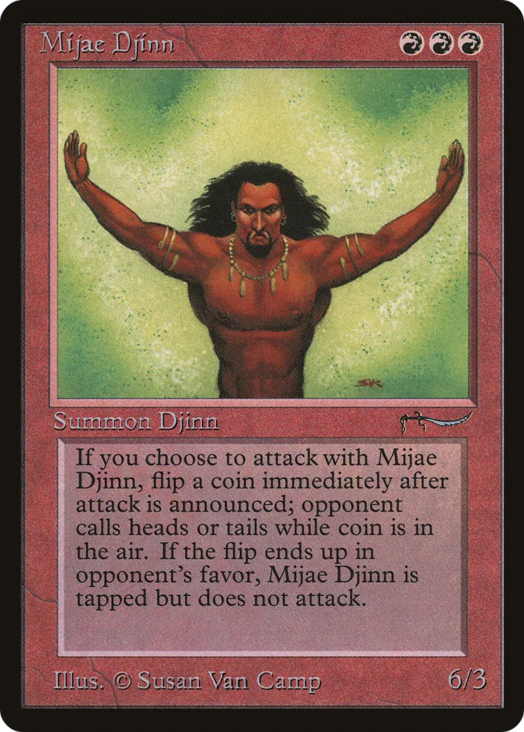 Djinn mijaëne — Arabian Nights — Magic: The Gathering