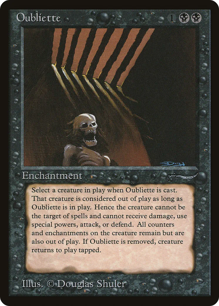 Oubliette — Arabian Nights — Magic: The Gathering