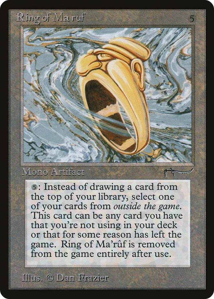Ring of Ma'rûf — Arabian Nights — Magic: The Gathering