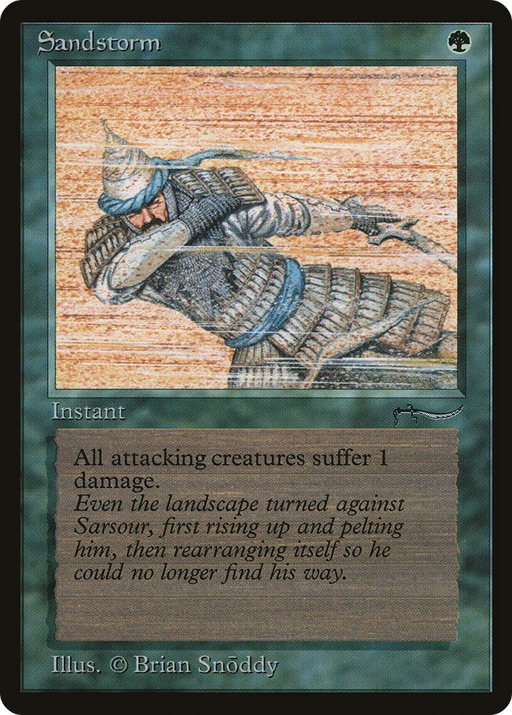 Tempête de sable — Arabian Nights — Magic: The Gathering