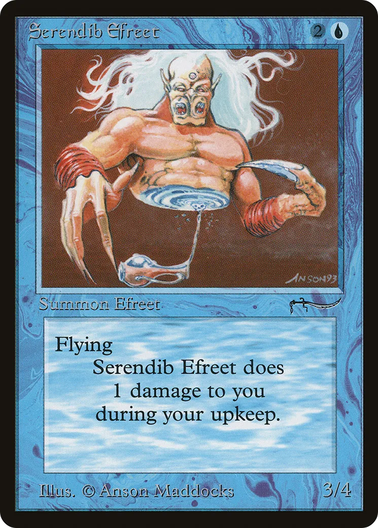 Efrit de Serendib — Arabian Nights — Magic: The Gathering