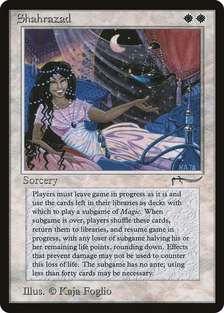 Shahrazad — Arabian Nights — Magic: The Gathering