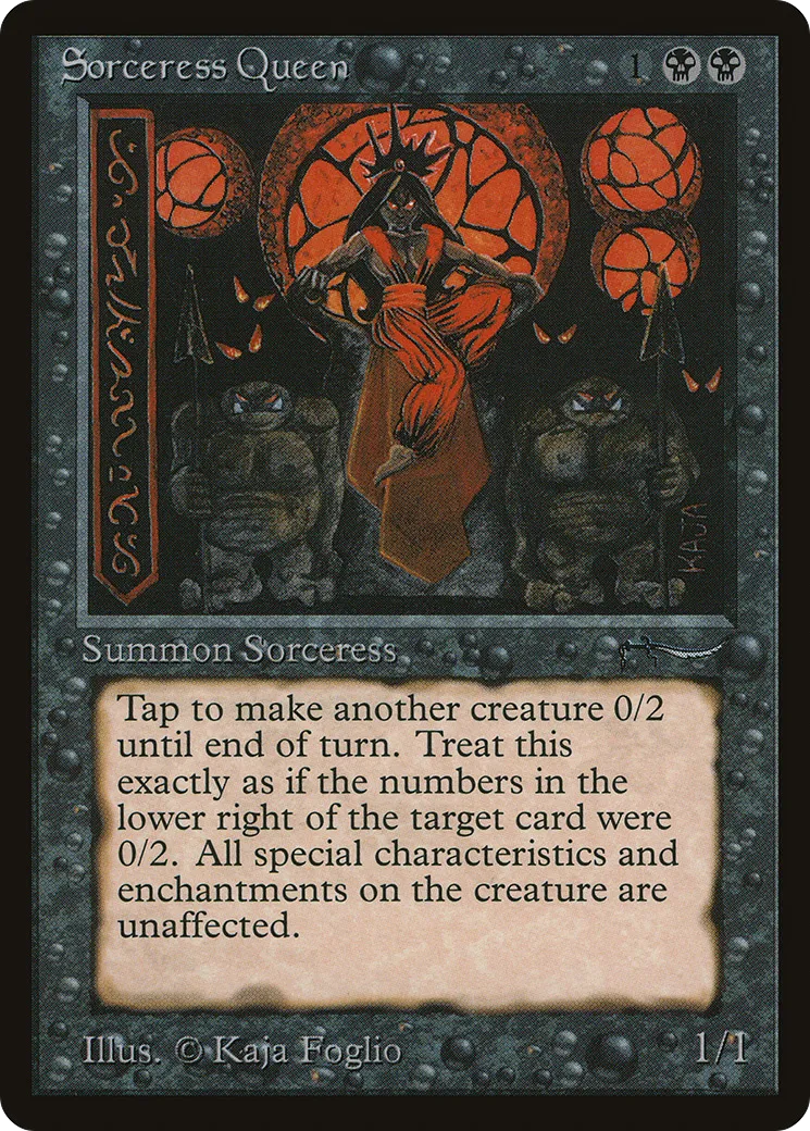 Reine sorcière — Arabian Nights — Magic: The Gathering