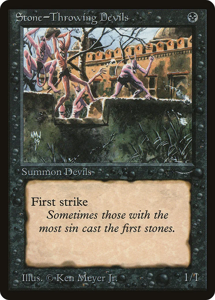 Stone-Throwing Devils — Arabian Nights — Magic: The Gathering