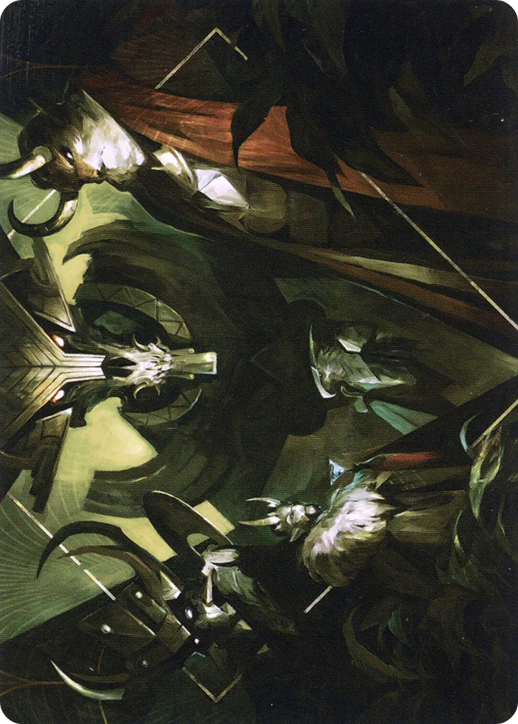 Meeting of the Five — New Capenna Art Series — Magic: The Gathering