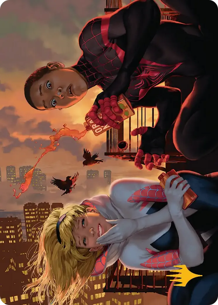 Heroes' Hangout — Marvel's Spider-Man Art Series — Magic: The Gathering