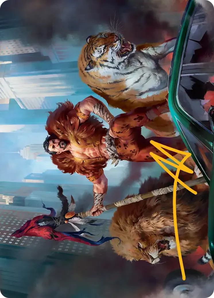 Kraven, Proud Predator — Marvel's Spider-Man Art Series — Magic: The Gathering