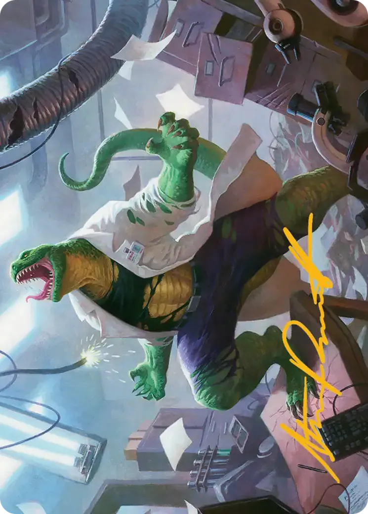 Lizard, Connors's Curse — Marvel's Spider-Man Art Series — Magic: The Gathering
