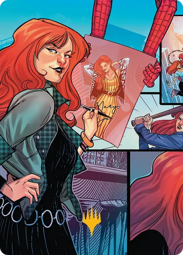 Mary Jane Watson — Marvel's Spider-Man Art Series — Magic: The Gathering