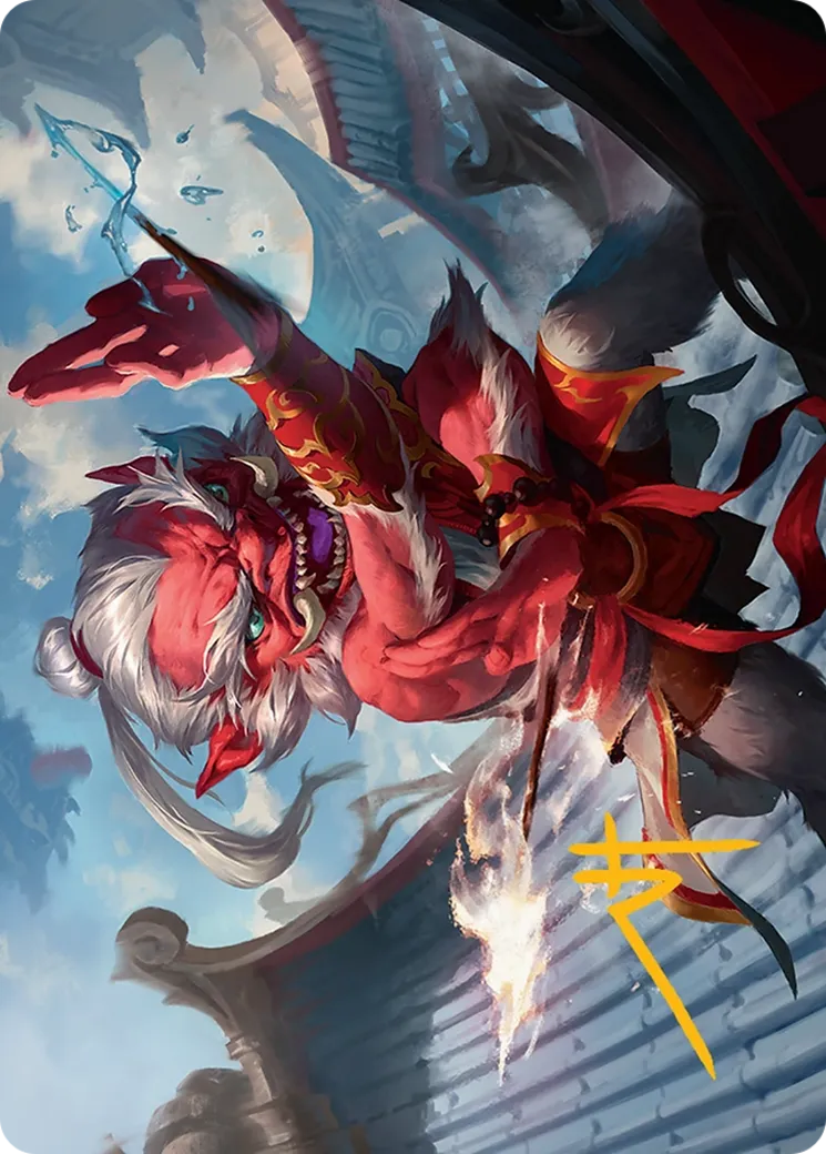 Devoted Duelist — Tarkir: Dragonstorm Art Series — Magic: The Gathering