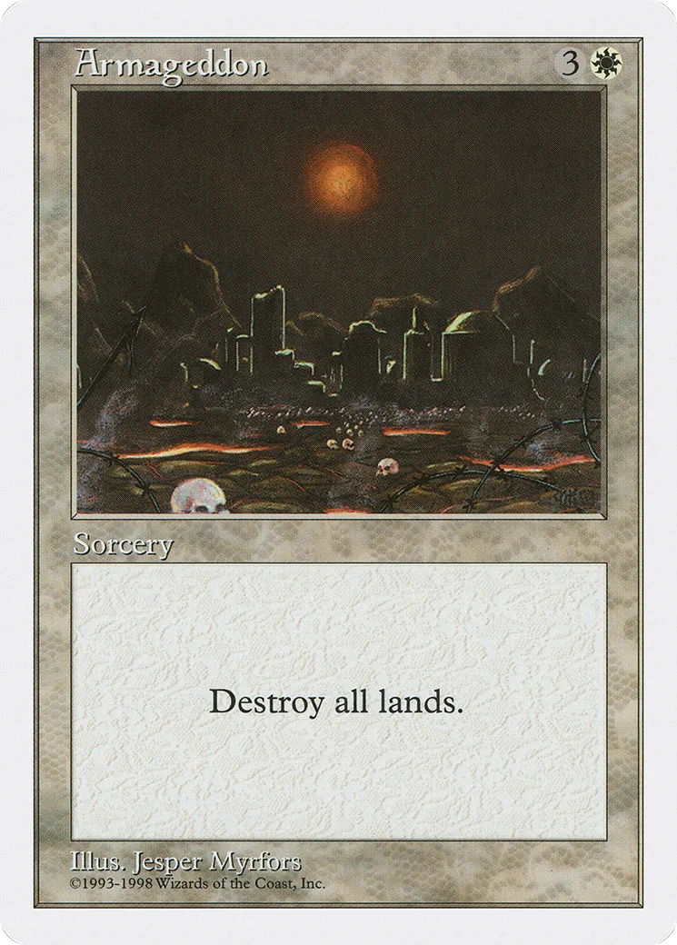 Armageddon from Anthologies - Magic: The Gathering
