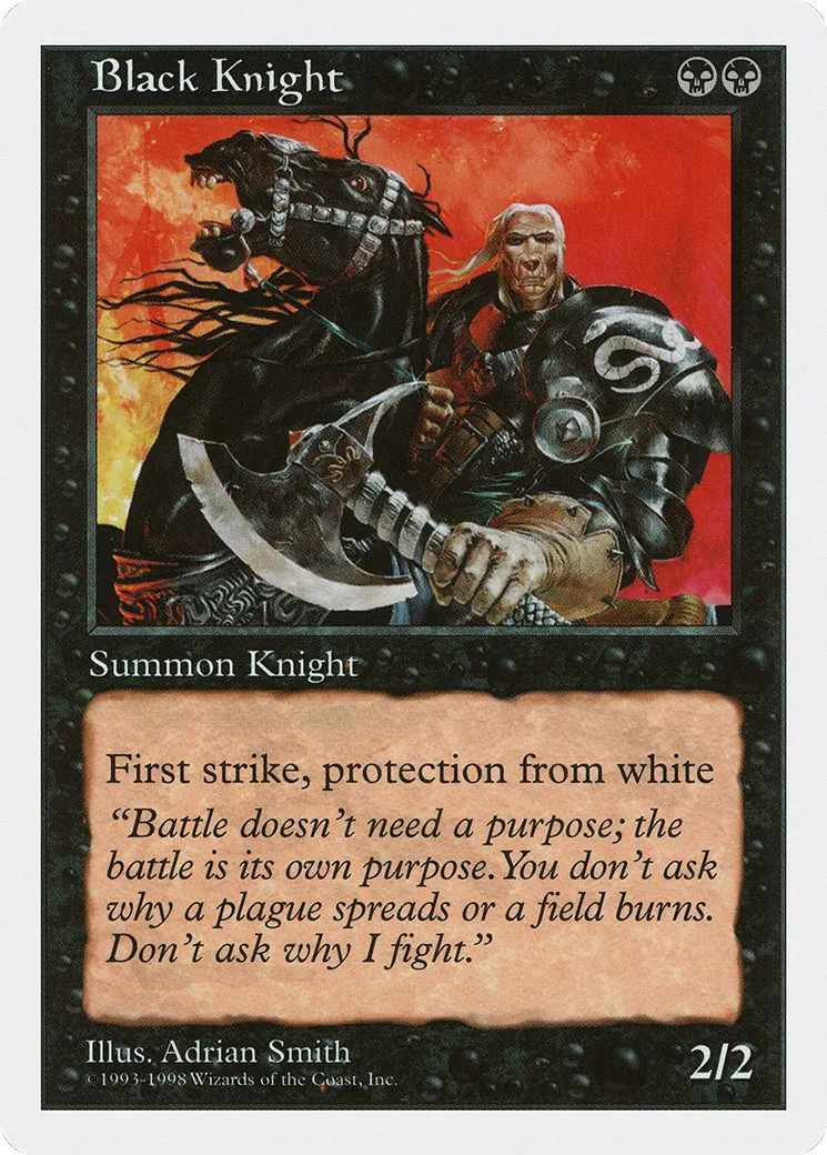 Black Knight — Anthologies — Magic: The Gathering
