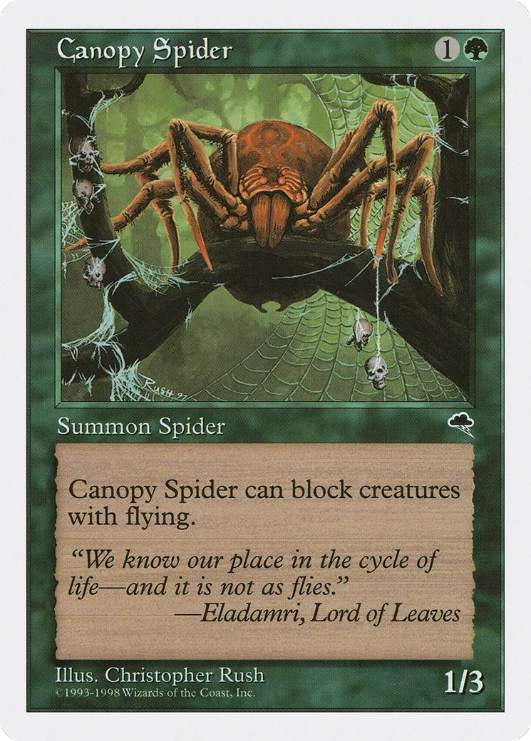 Araignée de la canopée — Anthologies — Magic: The Gathering