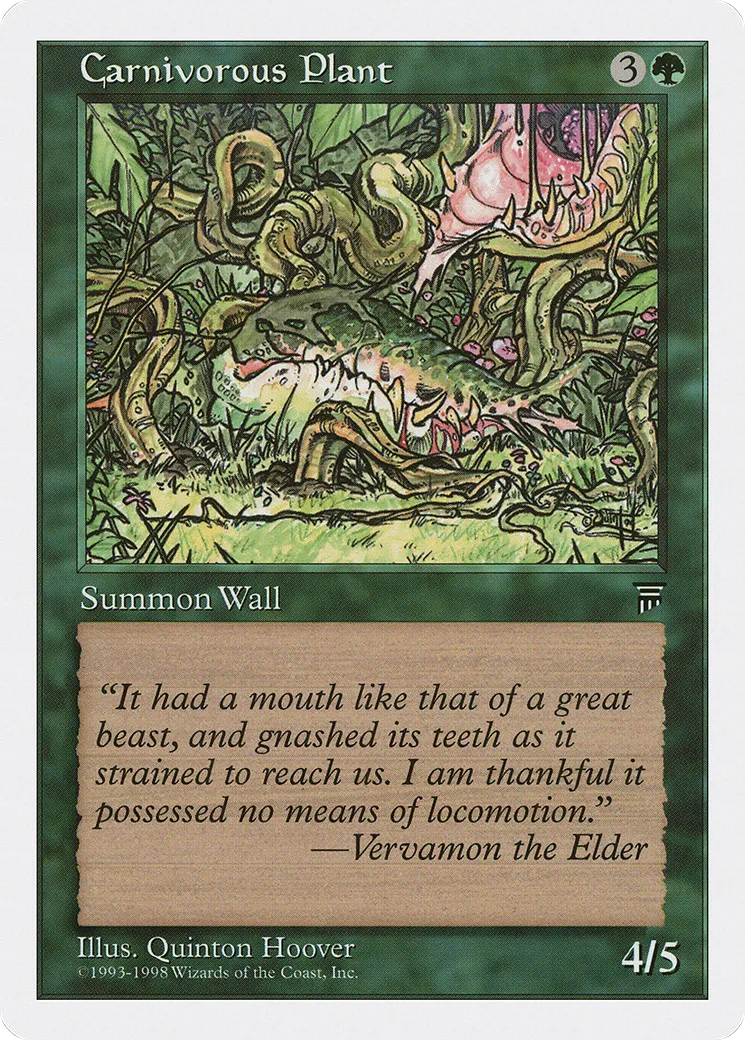 Carnivorous Plant — Anthologies — Magic: The Gathering