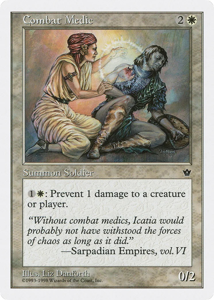 Combat Medic from Anthologies - Magic: The Gathering