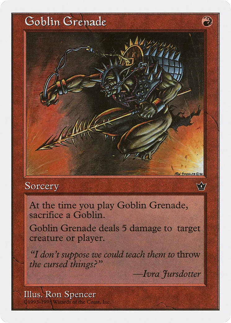 Goblin Grenade — Anthologies — Magic: The Gathering