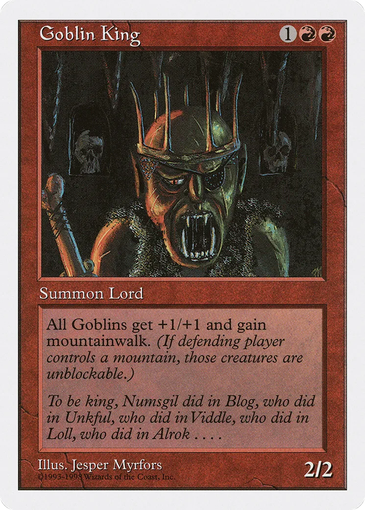 Goblin King — Anthologies — Magic: The Gathering