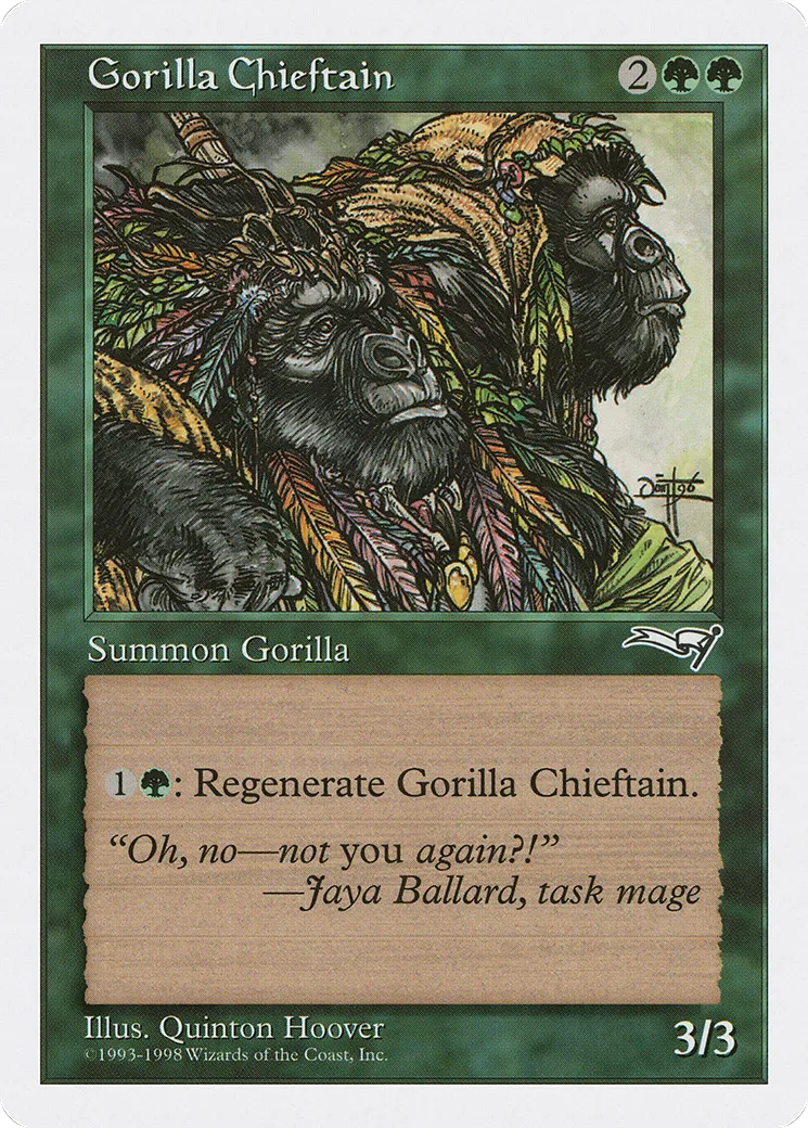 Chef de clan gorille — Anthologies — Magic: The Gathering