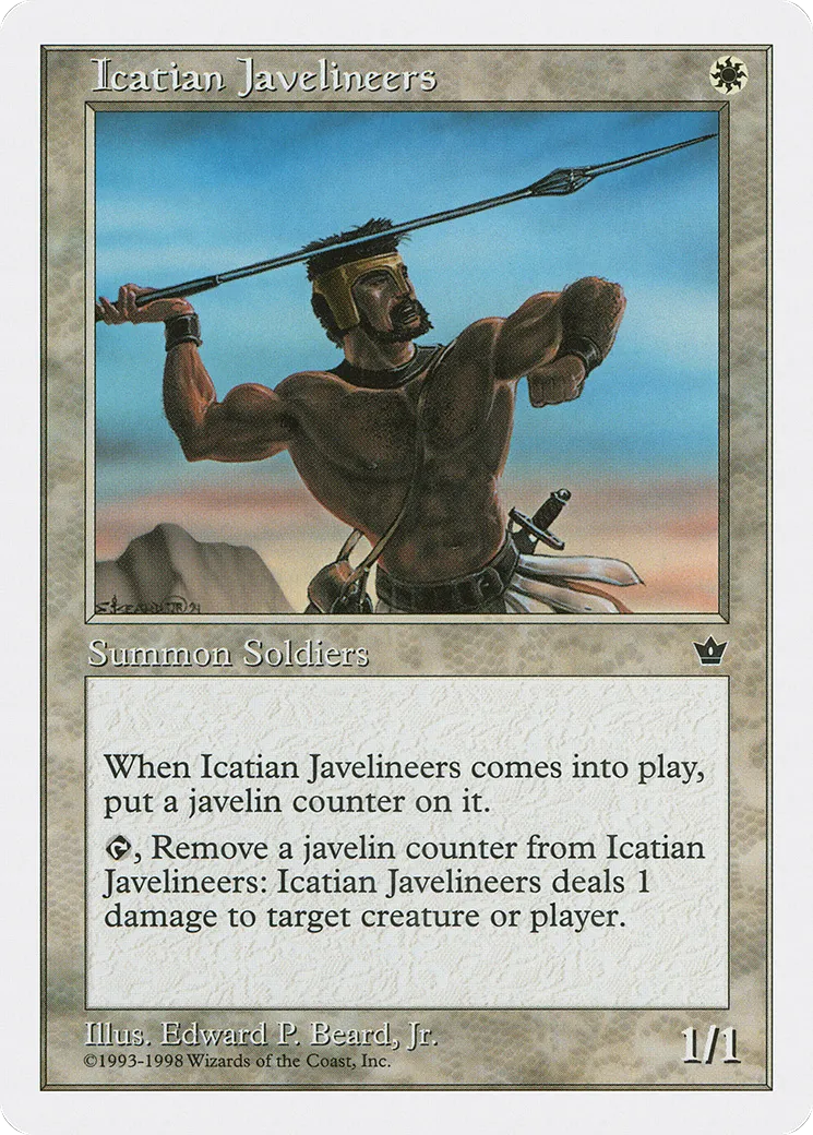 Icatian Javelineers — Anthologies — Magic: The Gathering