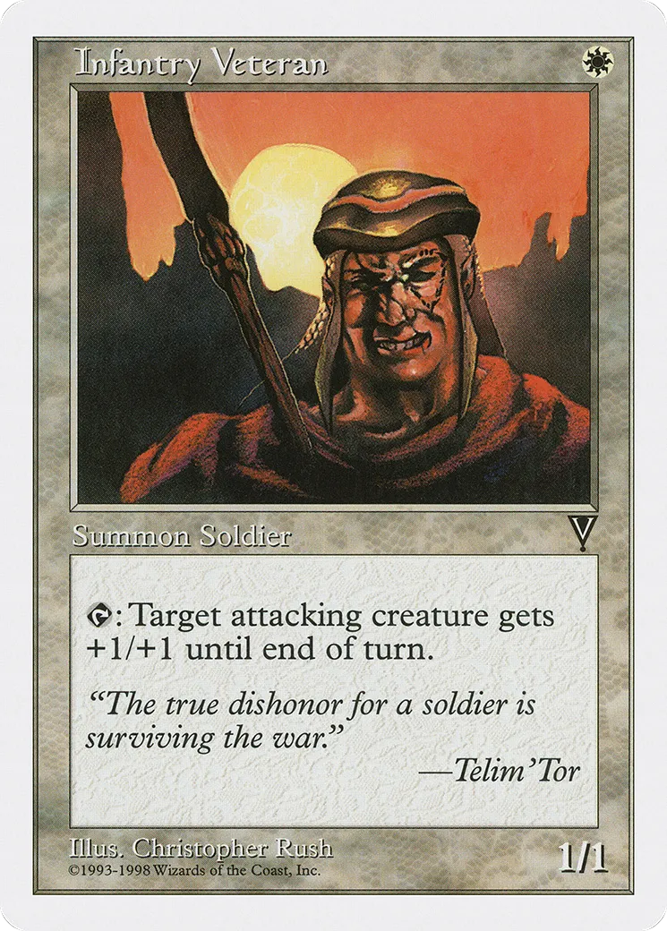 Infantry Veteran from Anthologies - Magic: The Gathering