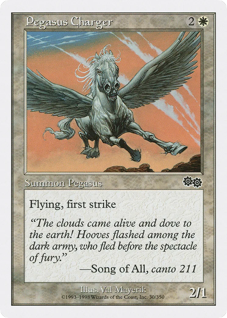 Pégase de bataille — Anthologies — Magic: The Gathering