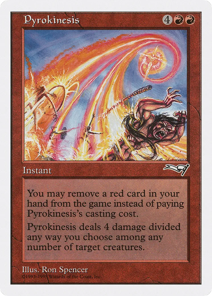 Pyrokinesis from Anthologies - Magic: The Gathering