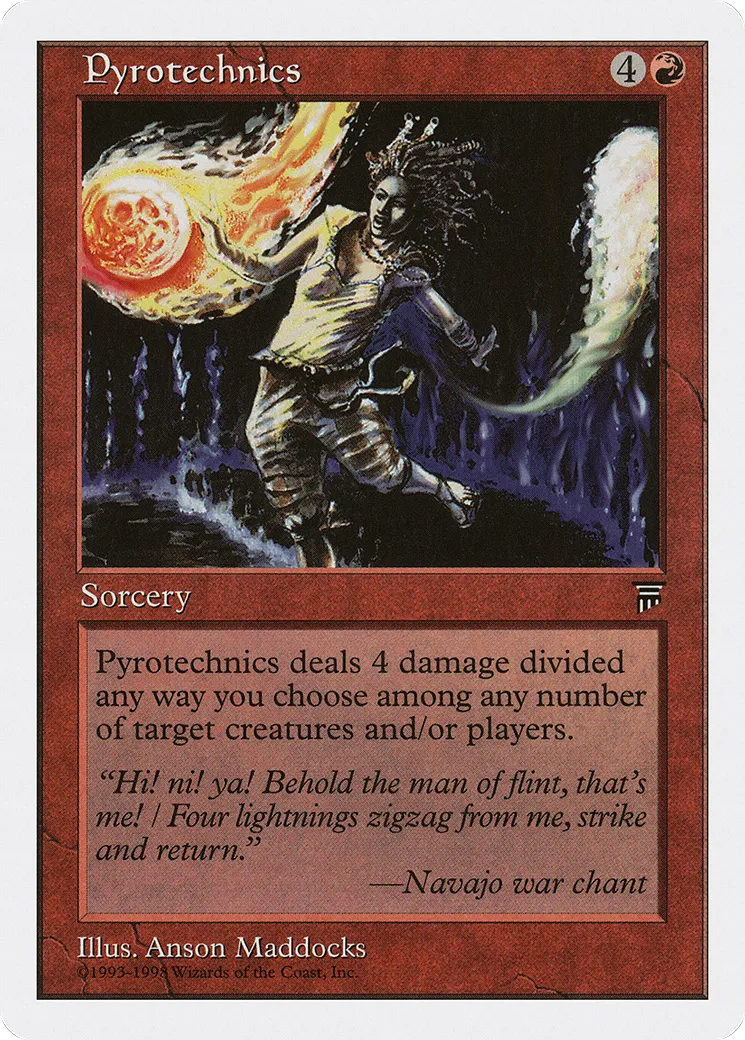 Pyrotechnics from Anthologies - Magic: The Gathering
