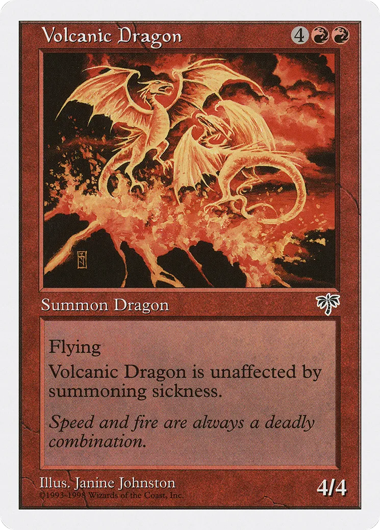 Volcanic Dragon from Anthologies - Magic: The Gathering