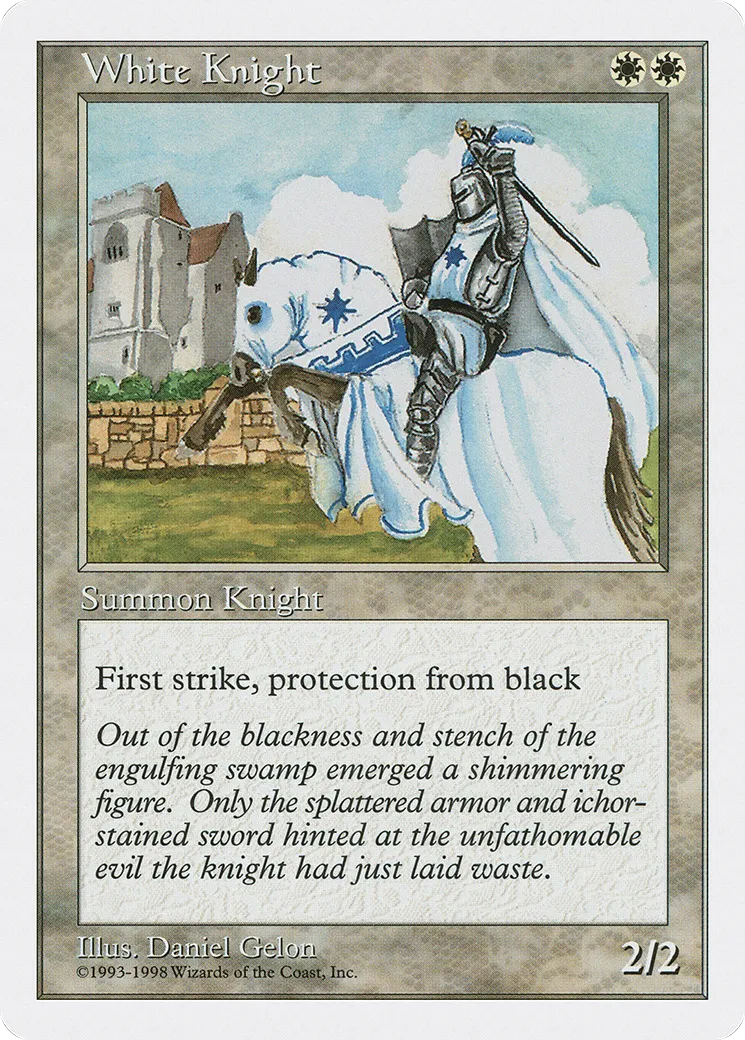 Chevalier blanc — Anthologies — Magic: The Gathering