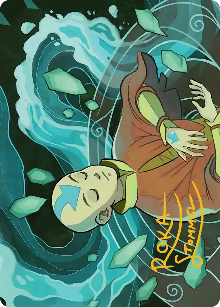Aang, at the Crossroads — Avatar: the Last Airbender Art Series — Magic: The Gathering
