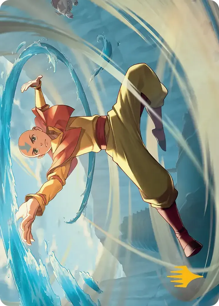 Aang, Swift Savior — Avatar: the Last Airbender Art Series — Magic: The Gathering