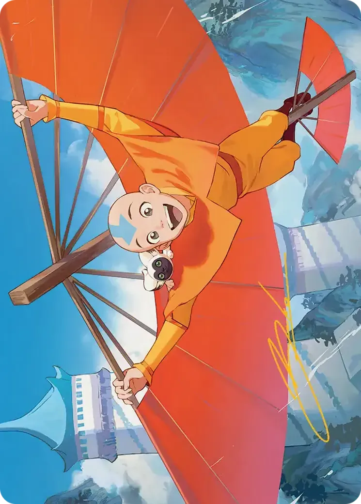 Aang, the Last Airbender — Avatar: the Last Airbender Art Series — Magic: The Gathering