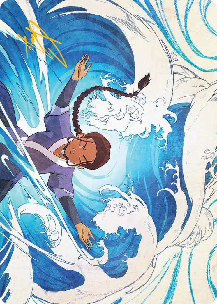 Katara, Water Tribe's Hope — Avatar: the Last Airbender Art Series — Magic: The Gathering
