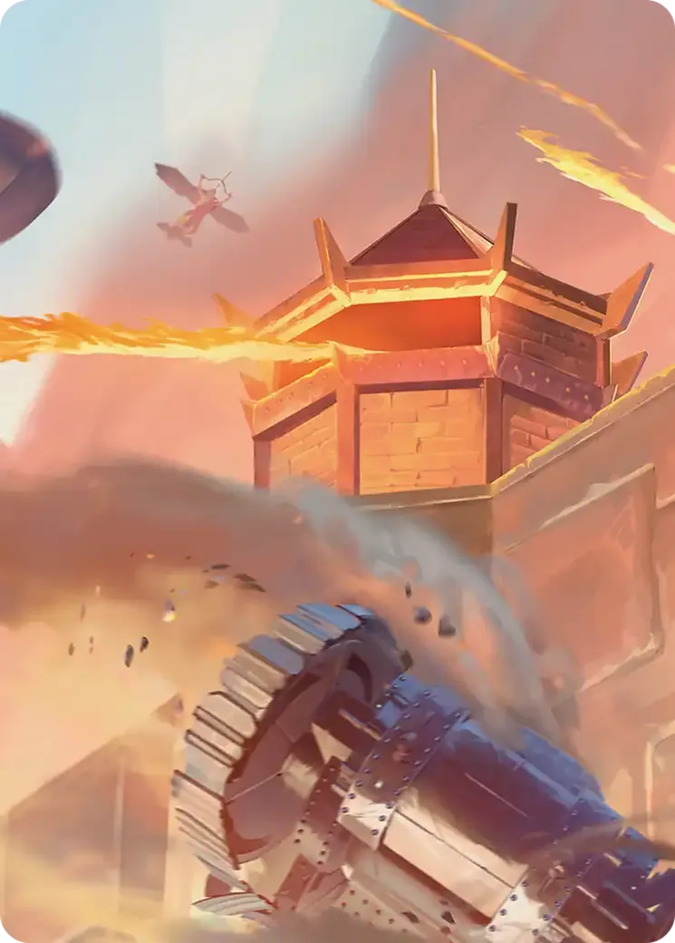 Fire Nation Turret — Avatar: the Last Airbender Eternal Art Series — Magic: The Gathering