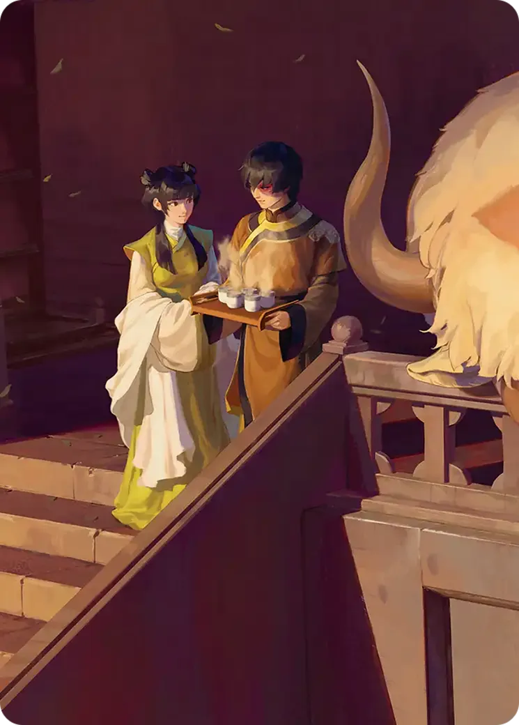 Mai and Zuko — Avatar: the Last Airbender Eternal Art Series — Magic: The Gathering
