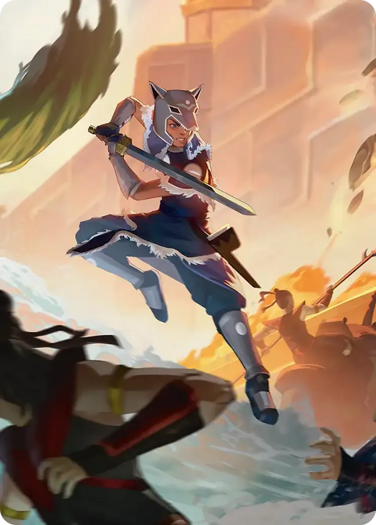 Sokka's Charge — Avatar: the Last Airbender Eternal Art Series — Magic: The Gathering