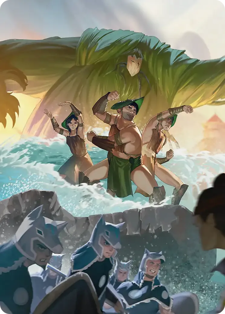 Swampbenders — Avatar: the Last Airbender Eternal Art Series — Magic: The Gathering