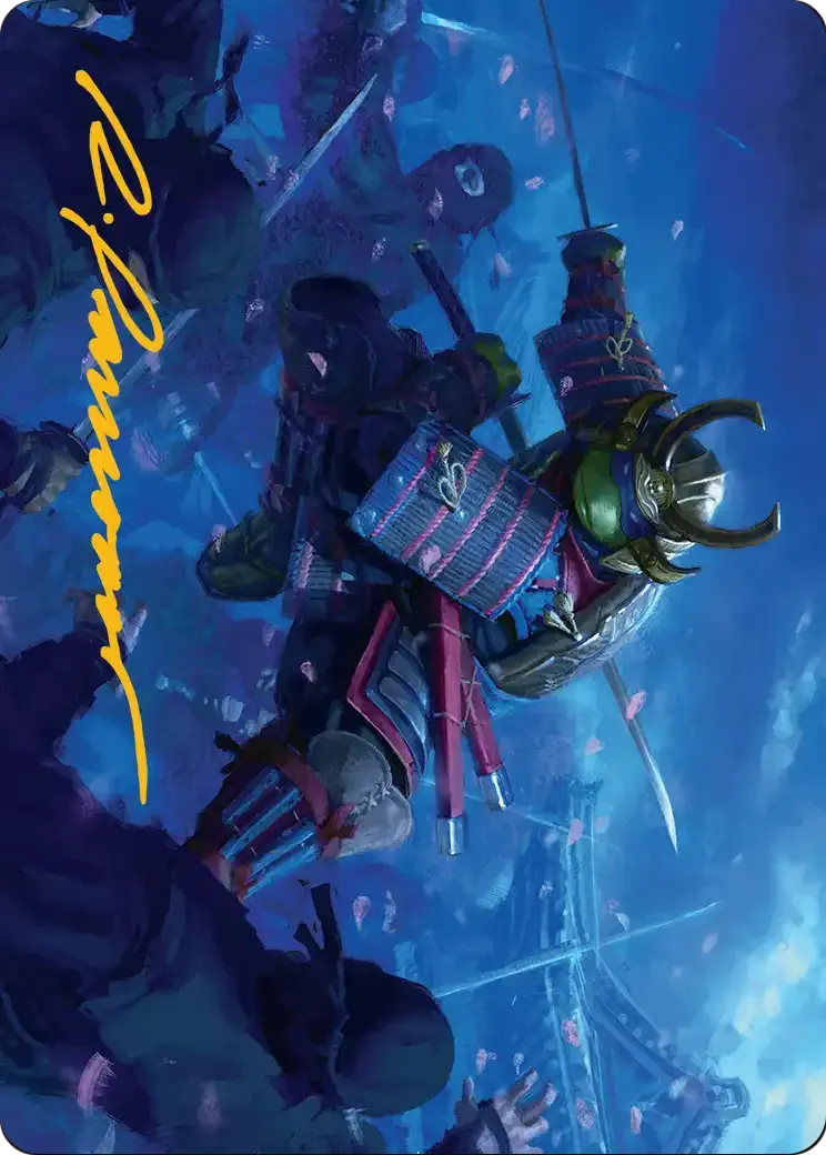 Leonardo, Sewer Samurai — Teenage Mutant Ninja Turtles Art Series — Magic: The Gathering