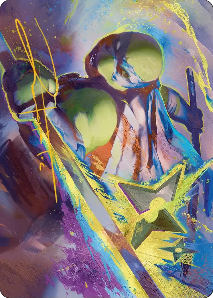 Leonardo's Technique — Teenage Mutant Ninja Turtles Art Series — Magic: The Gathering