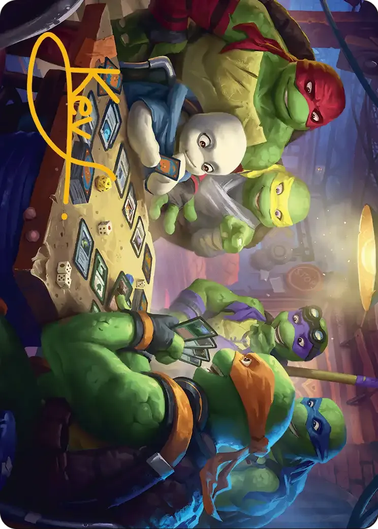 Lessons from Life — Teenage Mutant Ninja Turtles Art Series — Magic: The Gathering