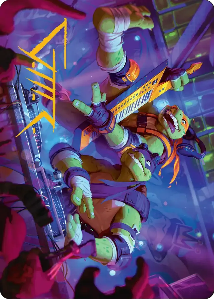 Mikey & Don, Party Planners — Teenage Mutant Ninja Turtles Art Series — Magic: The Gathering