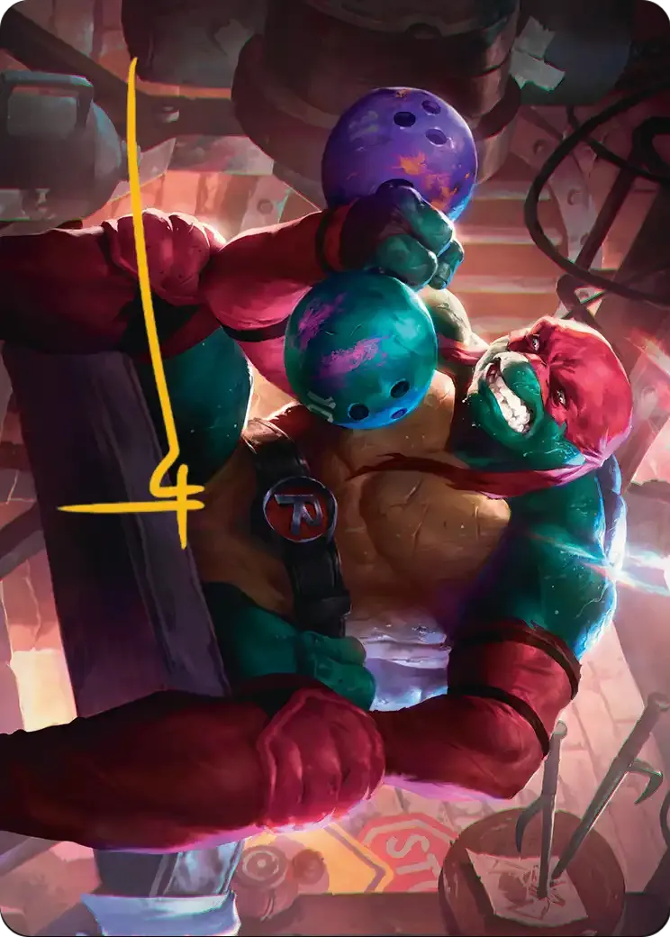 Raphael, Tough Turtle — Teenage Mutant Ninja Turtles Art Series — Magic: The Gathering