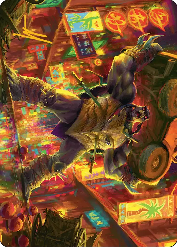 Slash, Reptile Rampager — Teenage Mutant Ninja Turtles Art Series — Magic: The Gathering