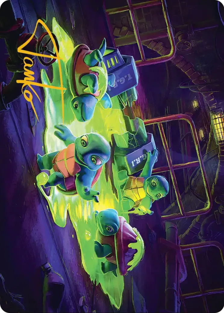 The Ooze — Teenage Mutant Ninja Turtles Art Series — Magic: The Gathering