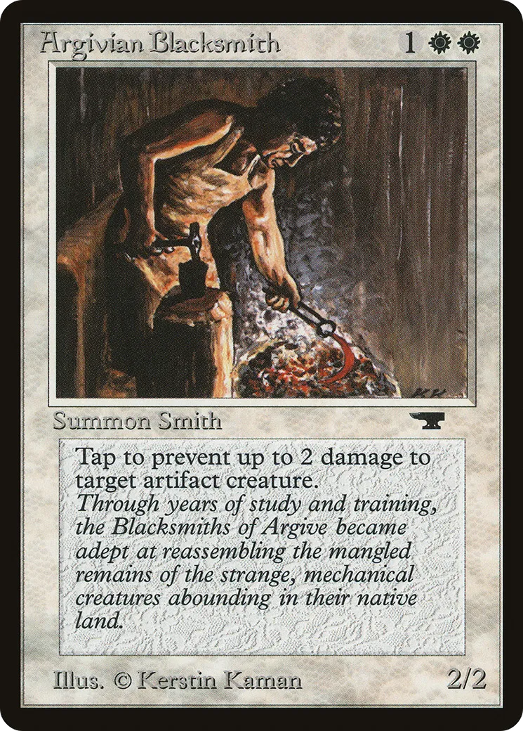 Argivian Blacksmith — Antiquities — Magic: The Gathering